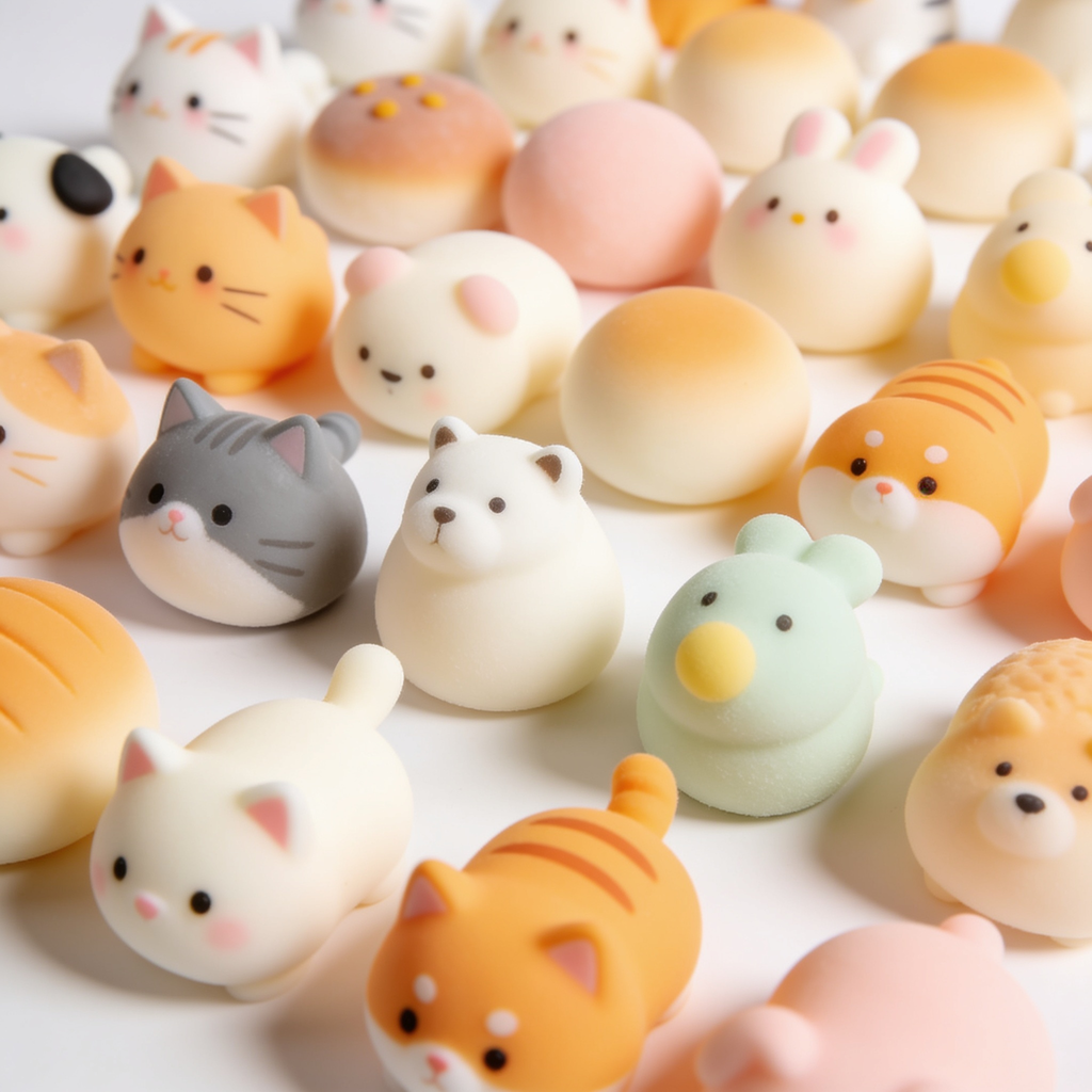 toymilo.com Ответ Gemini32 Pack Mochi Squishy Toys - Kawaii Cat Squishys Slow Rising Animals - Party Favors, Goodie Bag, Birthday Gifts, Mini Squishies Stress Reliever Toy